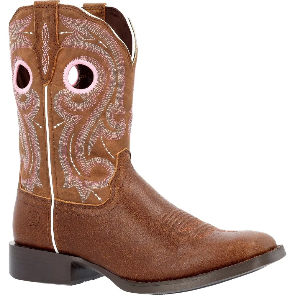 'Durango' Women's 10" Westward™ Western Square Toe - Rosewood