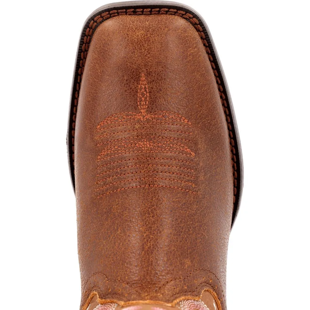 'Durango' Women's 10" Westward™ Western Square Toe - Rosewood