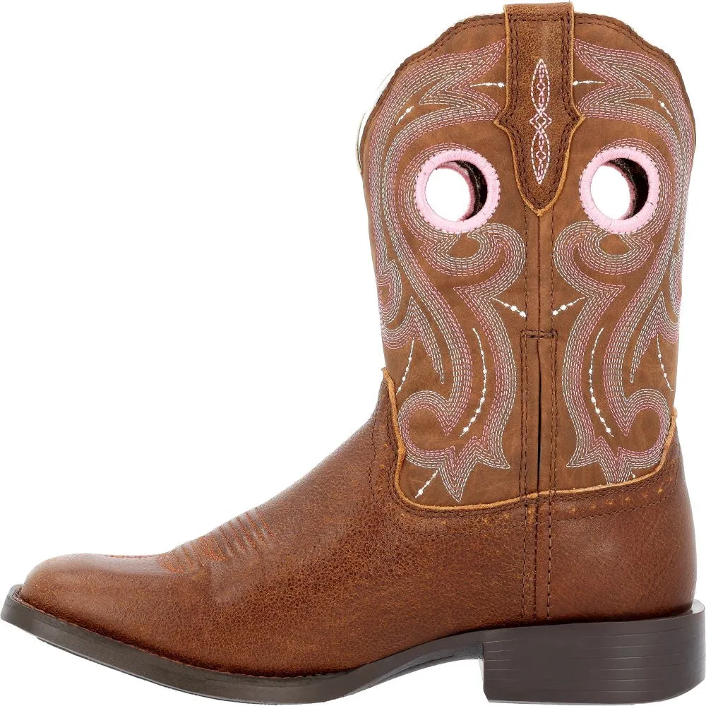 'Durango' Women's 10" Westward™ Western Square Toe - Rosewood