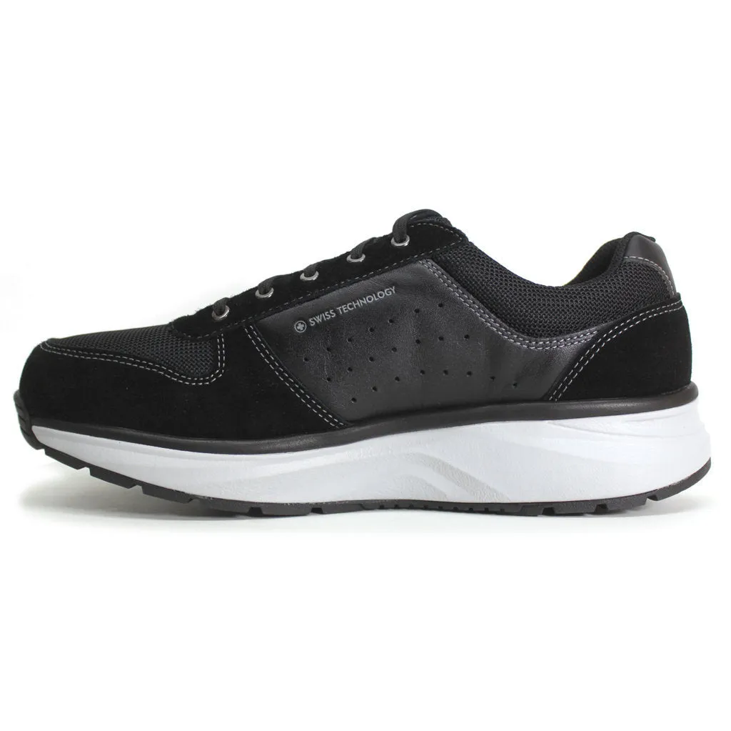 Dynamo Zip Leather Textile Men's Low Top Trainers