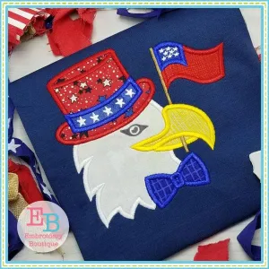 Eagle Flag Applique