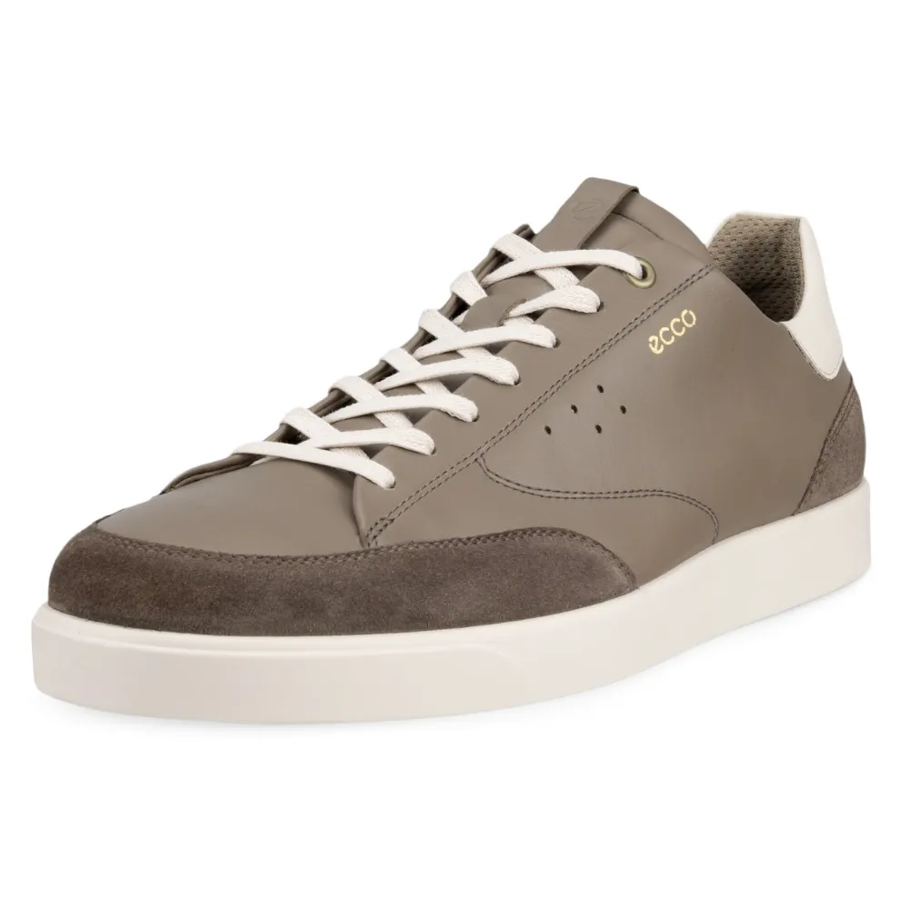 Ecco Street Lite Luxe Dark Clay/Taupe/Limestone Sneaker (Men's)