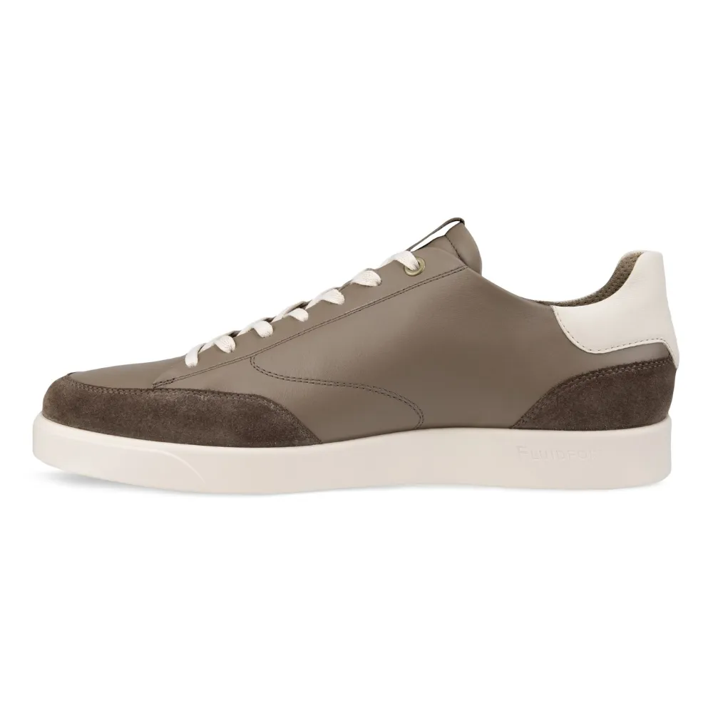 Ecco Street Lite Luxe Dark Clay/Taupe/Limestone Sneaker (Men's)