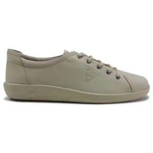 Ecco Womens Trainers Soft 2.0 206503 Casual Lace-Up Low-Top Sneakers Nubuck - UK 6