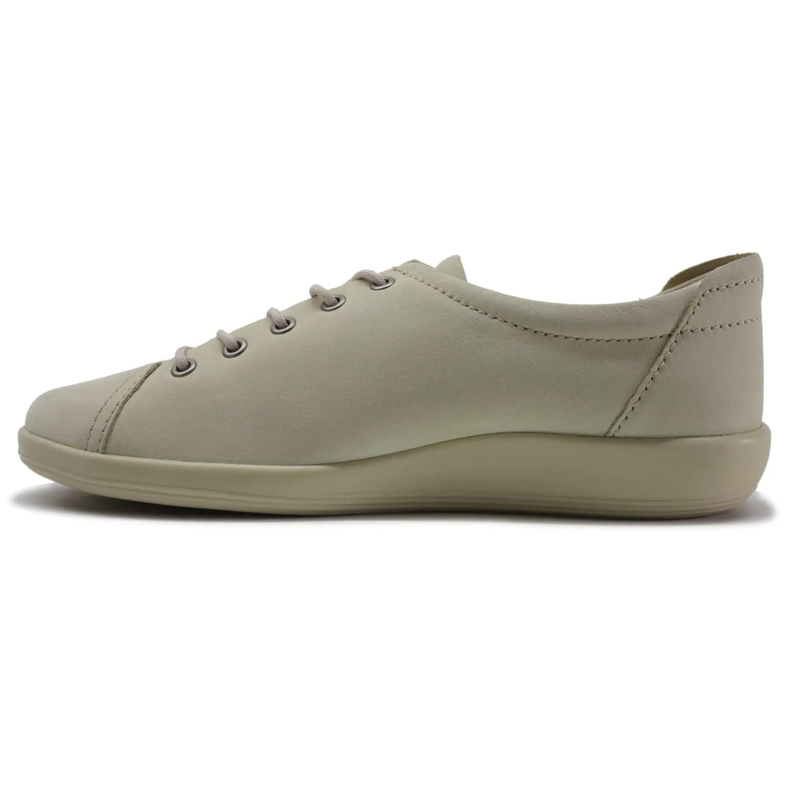 Ecco Womens Trainers Soft 2.0 206503 Casual Lace-Up Low-Top Sneakers Nubuck - UK 6