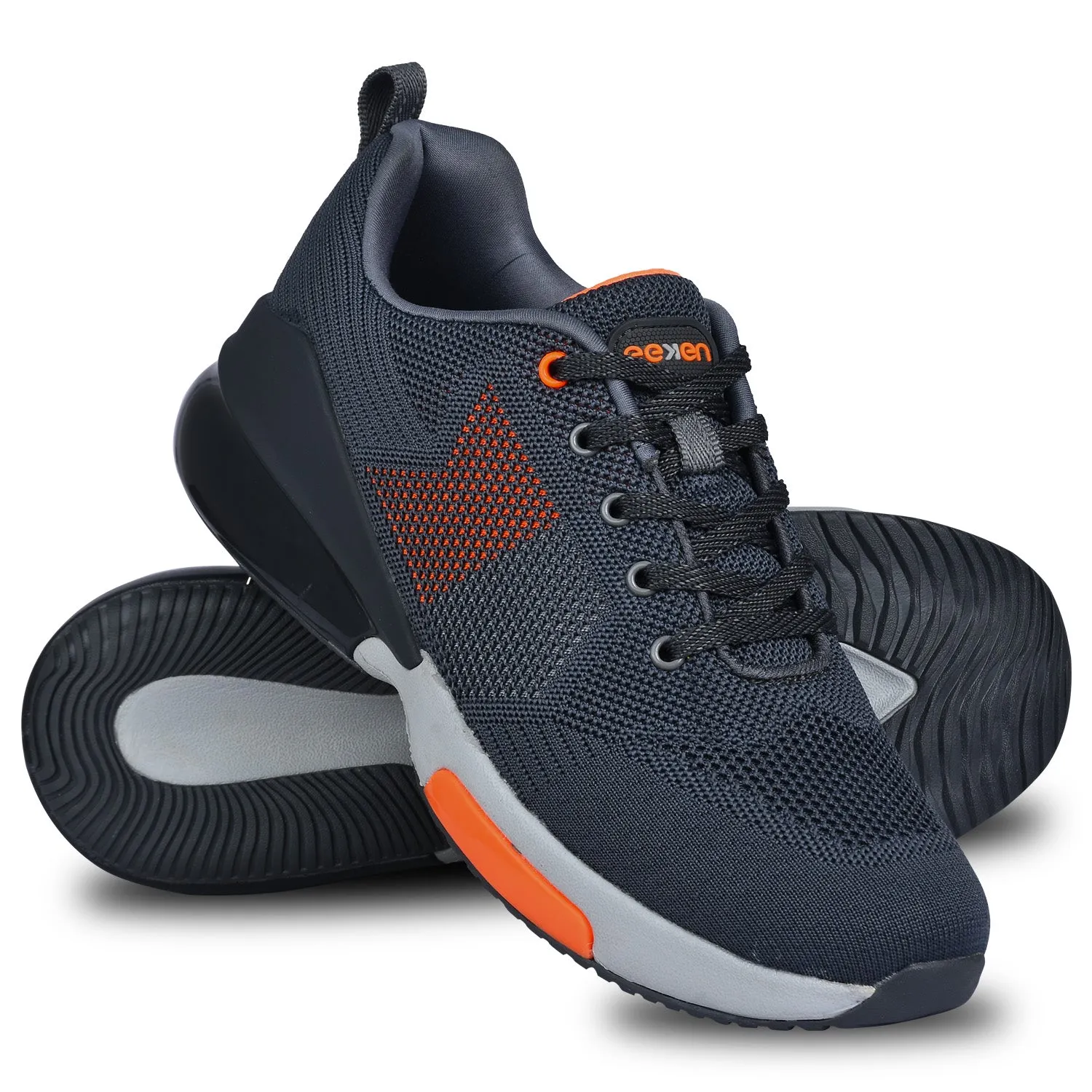 Eeken ESHGIA144S Dark Grey Athleisure Shoes For Men