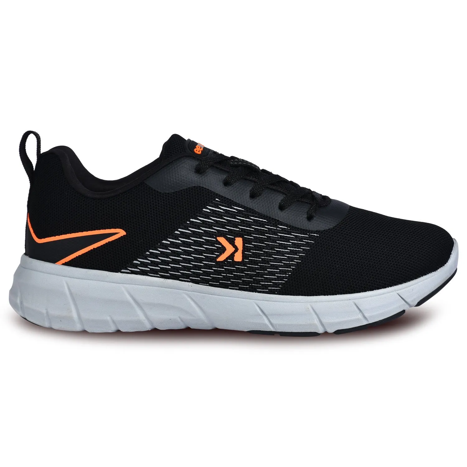 Eeken ESHGIA145 Black And Orange Athleisure Shoes For Men