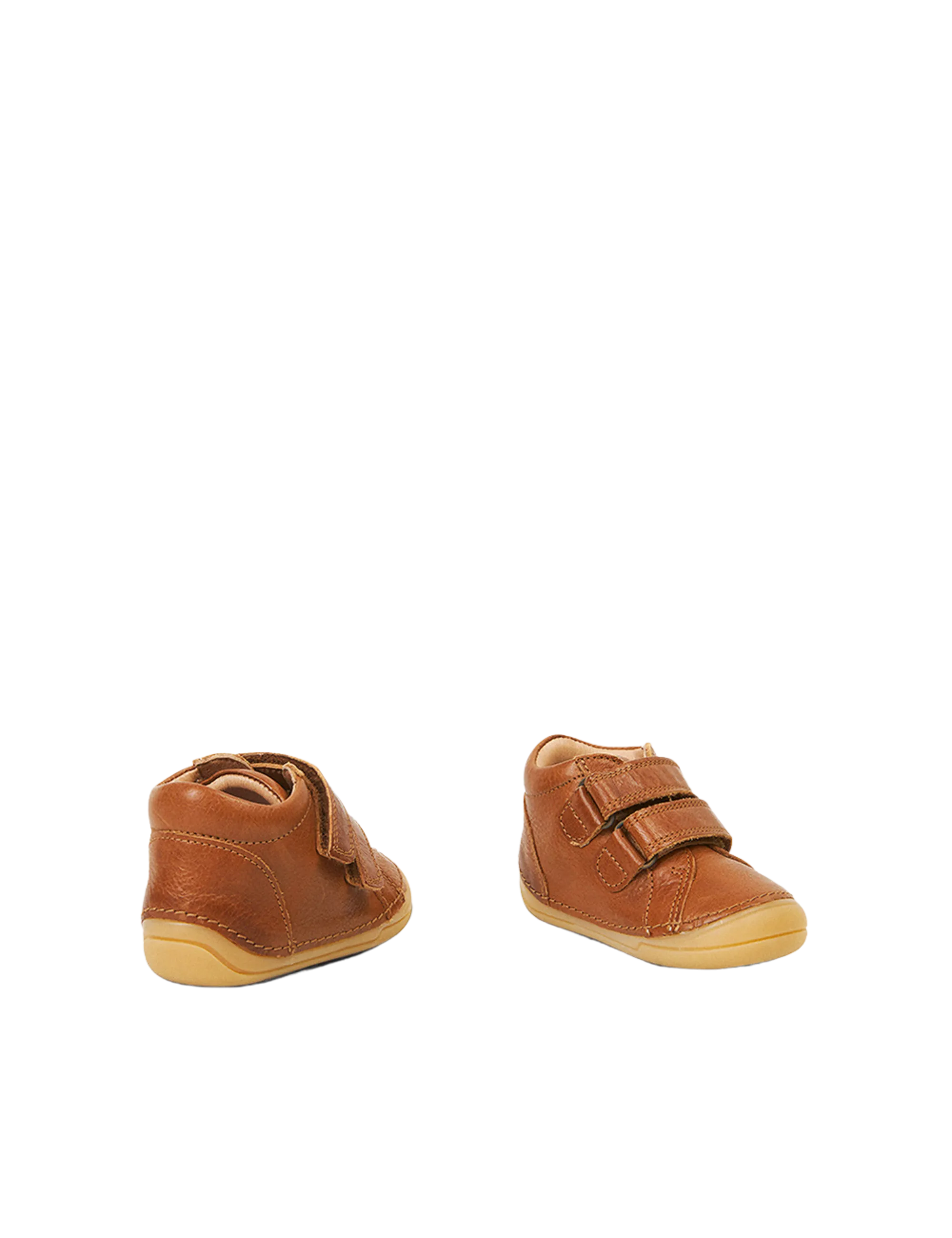 Everyday shoe Velcro - Cognac