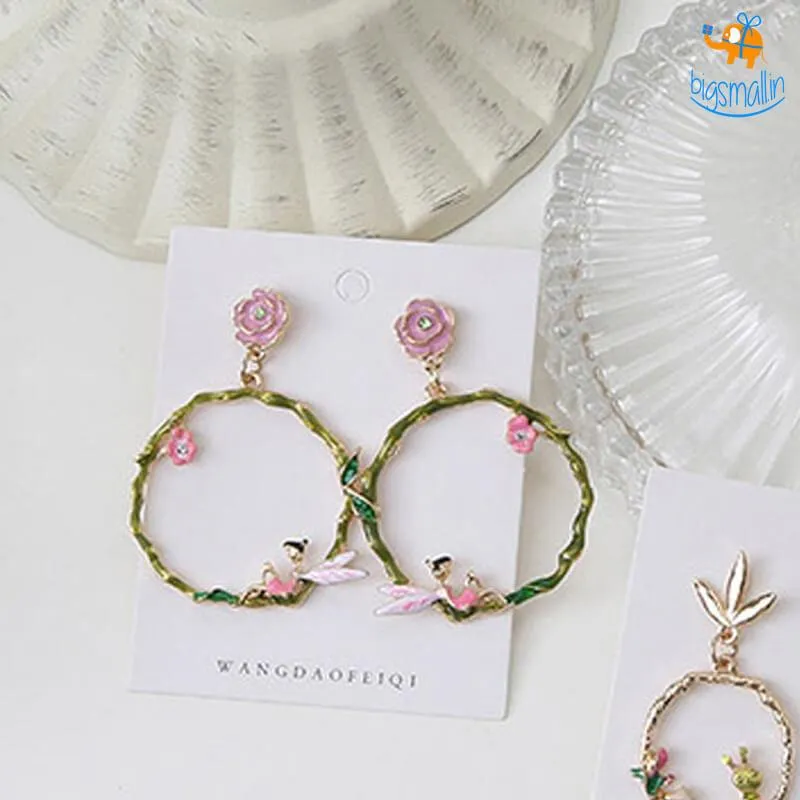 Fairy Tale Hoops Earrings