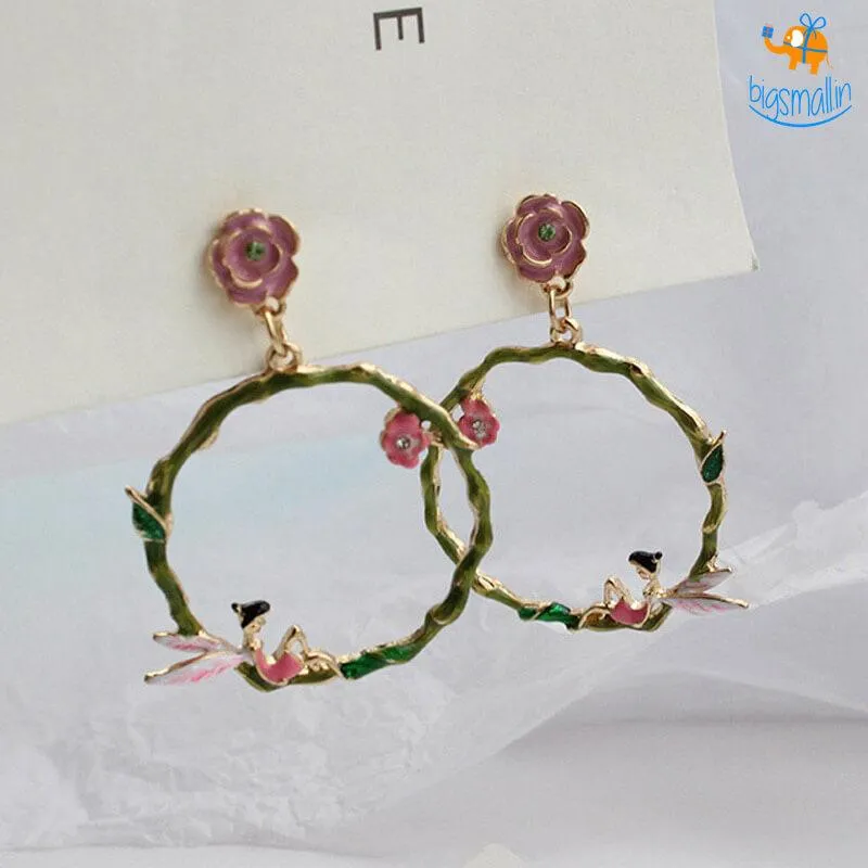 Fairy Tale Hoops Earrings