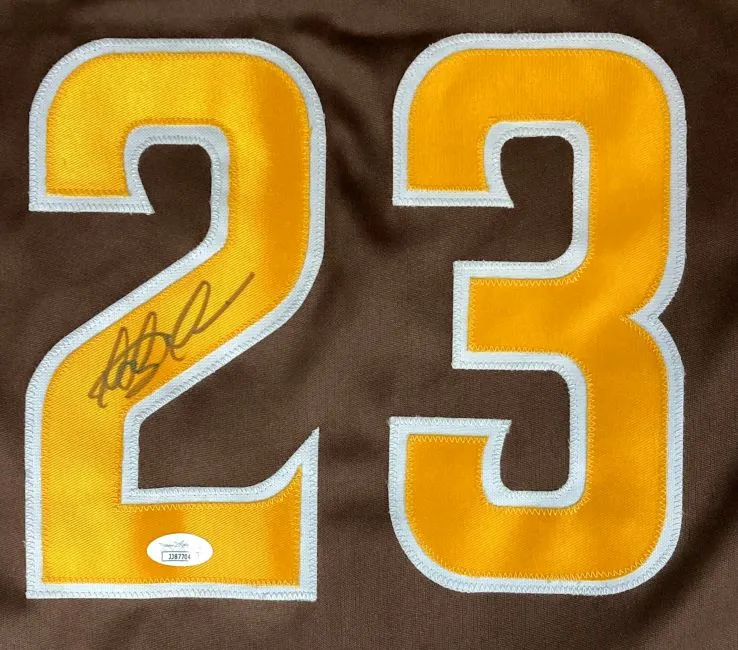 Fernando Tatis Jr. San Diego Signed Brown Baseball Jersey JSA