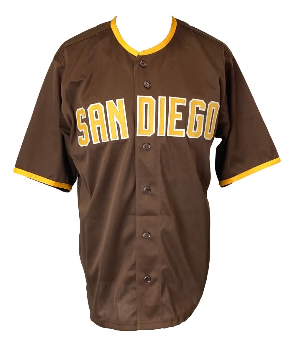 Fernando Tatis Jr. San Diego Signed Brown Baseball Jersey JSA