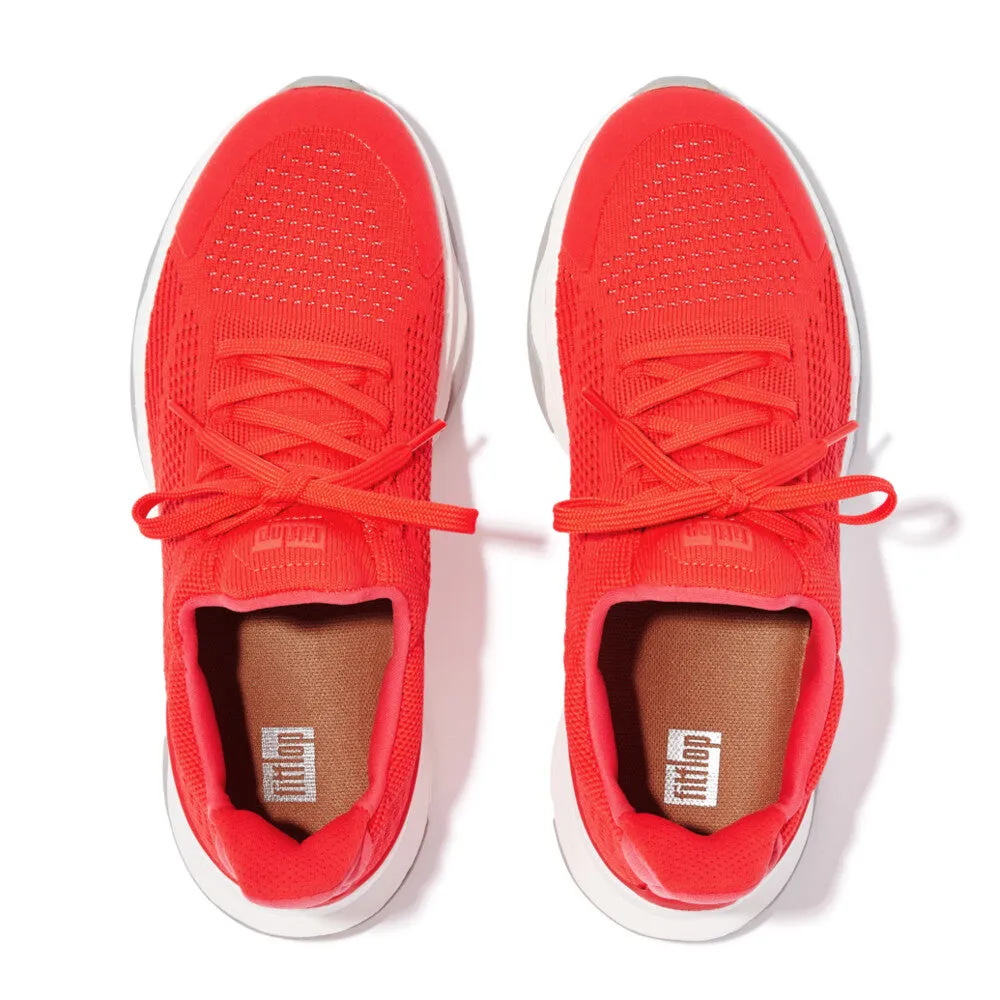 FitFlop Vitamin FFX Knit Sports Neon Orange Sneakers