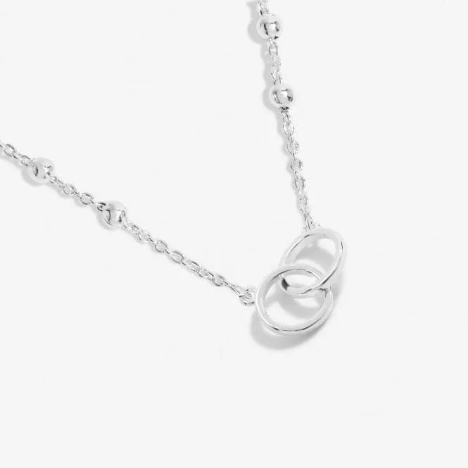 Forever Yours Super Sister Silver Plated 46cm   5cm Necklace 6713