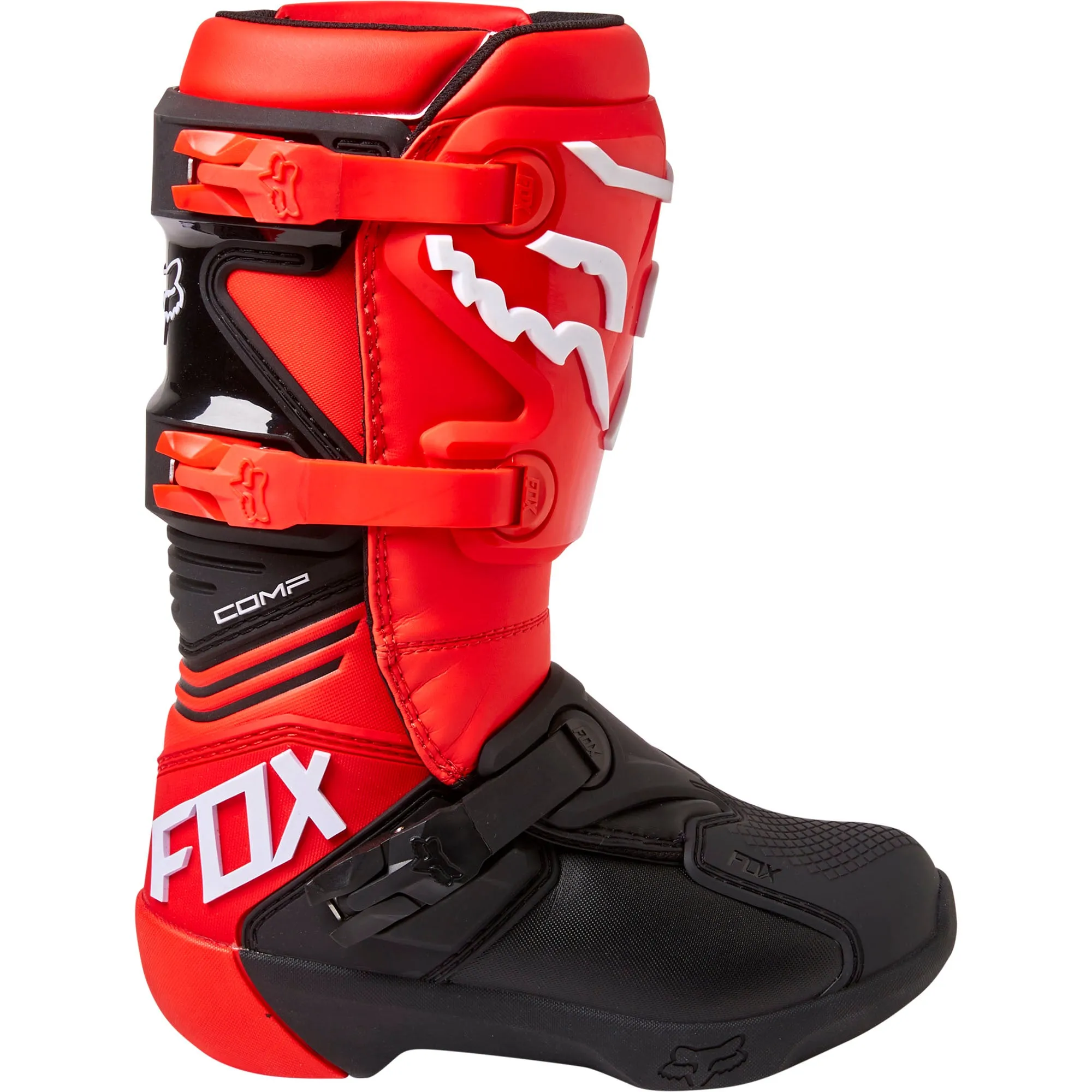 Fox Racing  Youth Comp Buckle Motocross Boots Flo Red Offroad MotoX Comfort