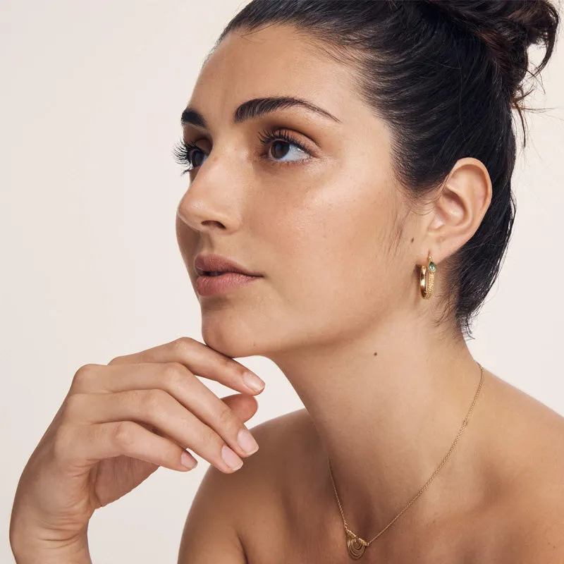 Gigi Hoop Earrings - Gold