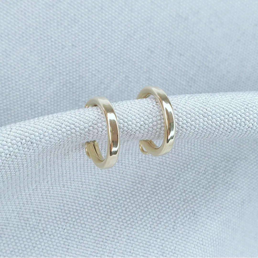 Gold Hoop Earrings Small / Limitless Gold Hoops