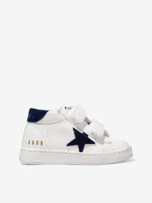 Golden Goose Kids Leather And Suede Star Trainers