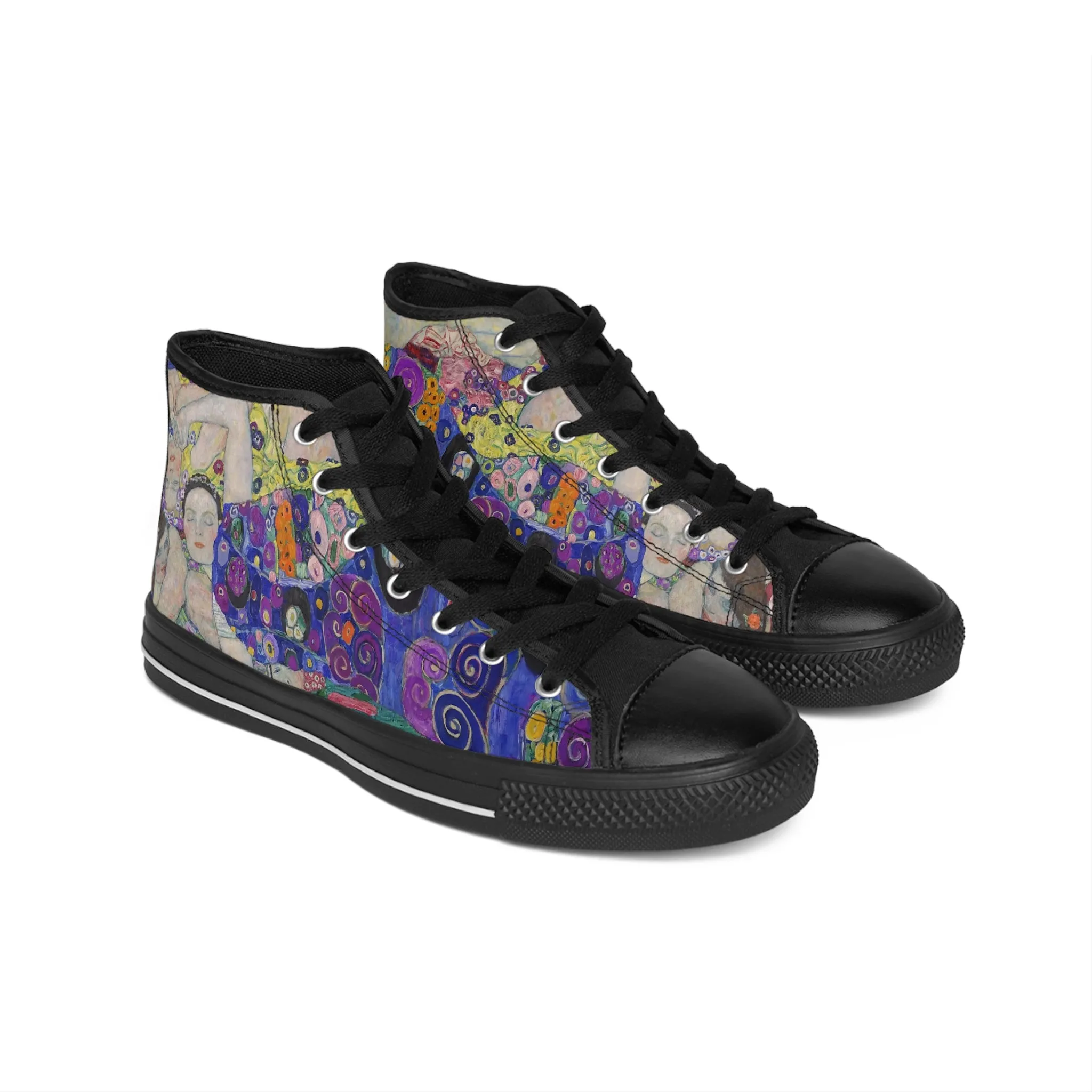 Gustav Klimt The Virgins Women's Classic Sneakers