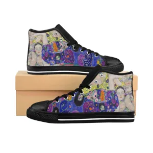 Gustav Klimt The Virgins Women's Classic Sneakers