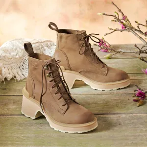 Hi-line Heel Lace Boots