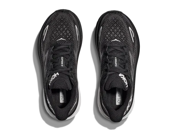 HOKA Men's (Medium Width) Clifton 9 Black / White