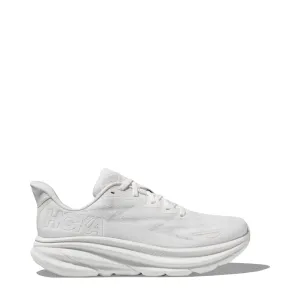 Hoka Women's Clifton 9 Sneaker in White/White