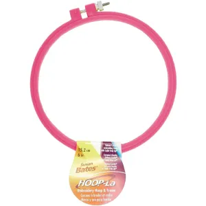 Hoop-La Embroidery Hoop  6in Pink