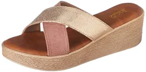 Inc.5 Wedges Fashion Sandal For Women_990120_ROSE GOLD_3_UK