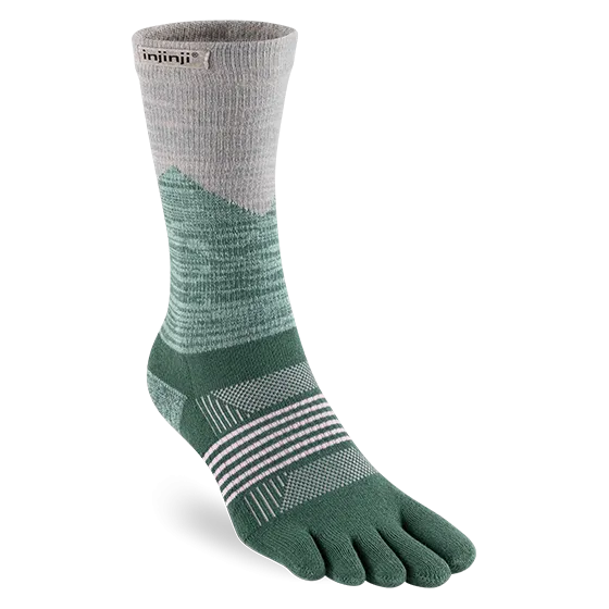 Injinji TRAIL Womens Specific Midweight Crew Running Socks