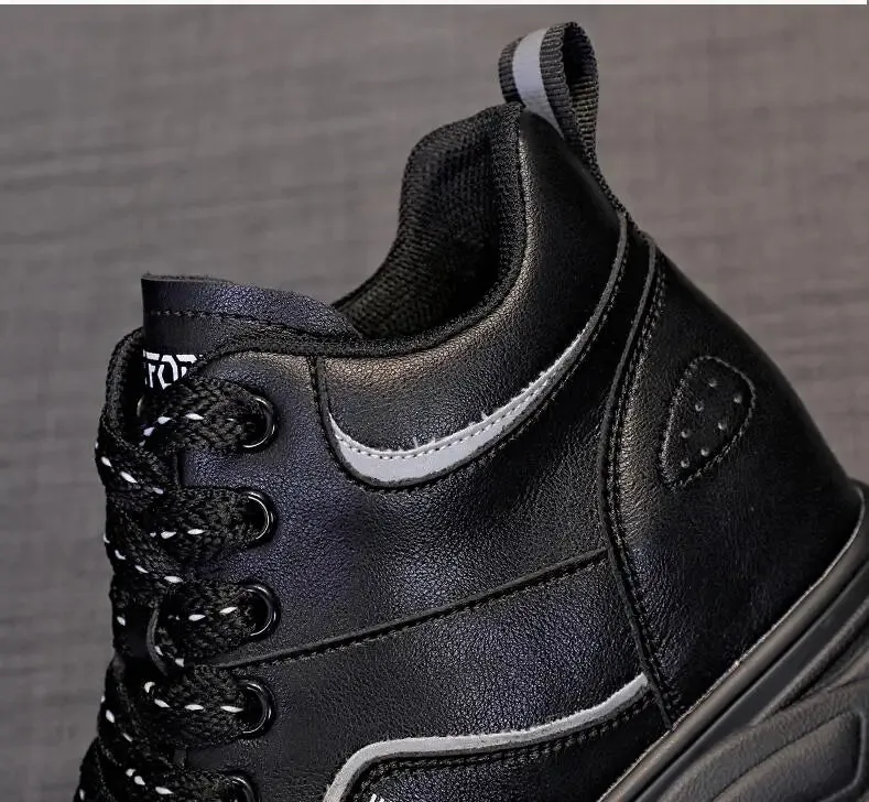 Joskaa 2024 New Black Platform Sneakers