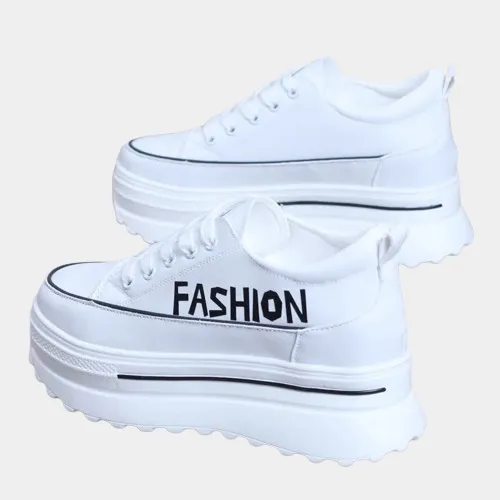 Joskaa 2024 New White Platforms Sneakers