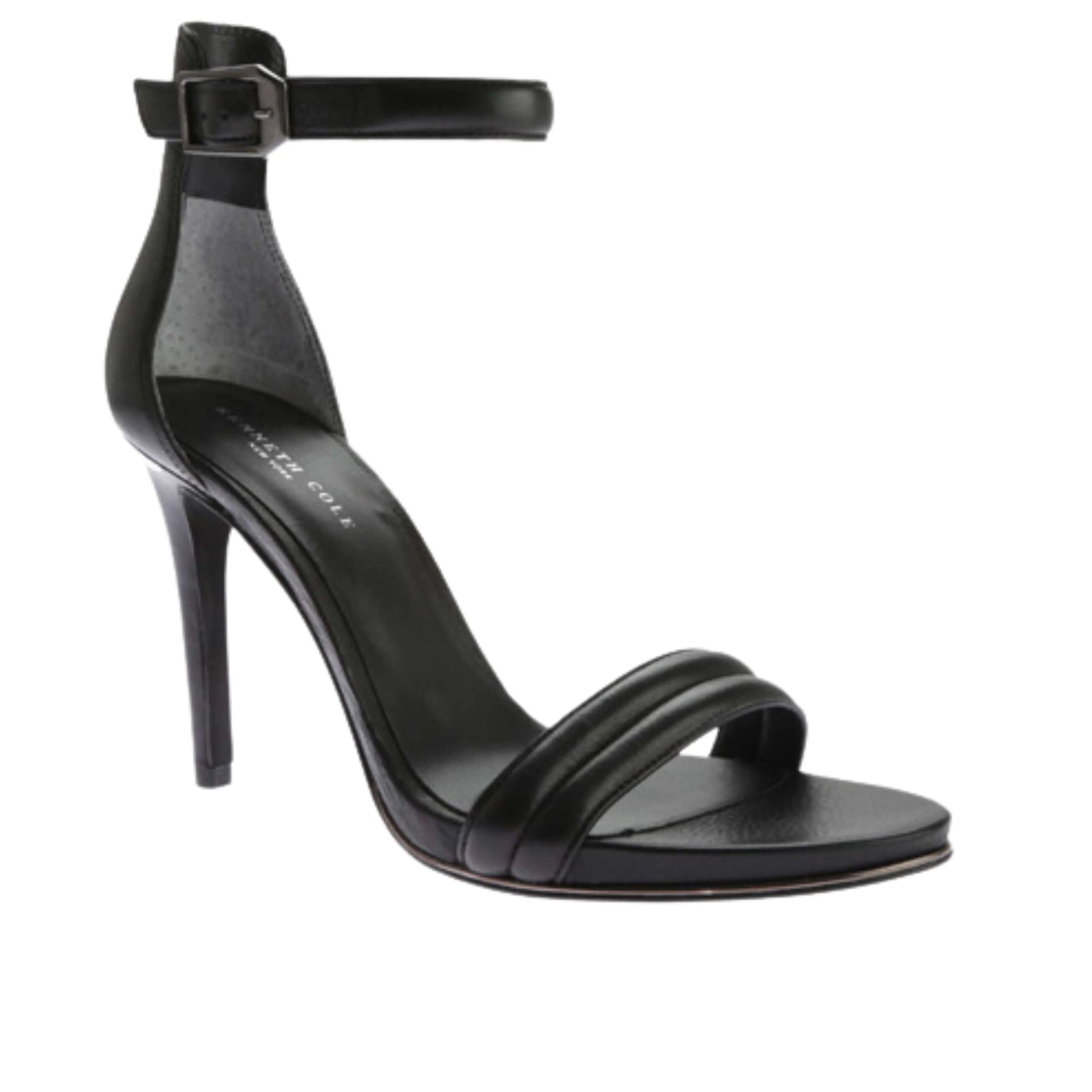 KENNETH COLE - Almond Toe Stiletto Buckle Leather Dress Sandals Shoes