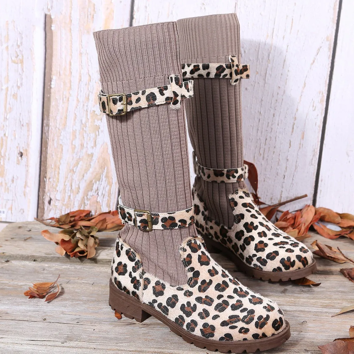 LovelyRLovely Women's Winter Mid Calf Socks Boots