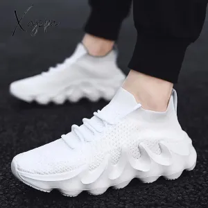 Low-Top Mens Solid Color Fabric Platform Sneakers - Breathable, Shock-Absorbing, Comfy, Adjustable Lace Closure for Daily Casual Wear, Outdoor Street Walking, Jogging, Spring, Summer, and All-Season Use