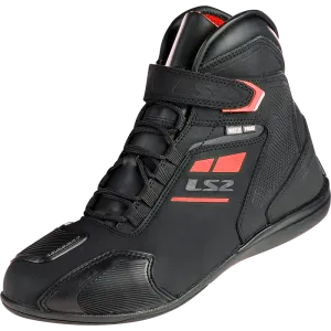 Ls2 Garra Man Boots Wp Black Red