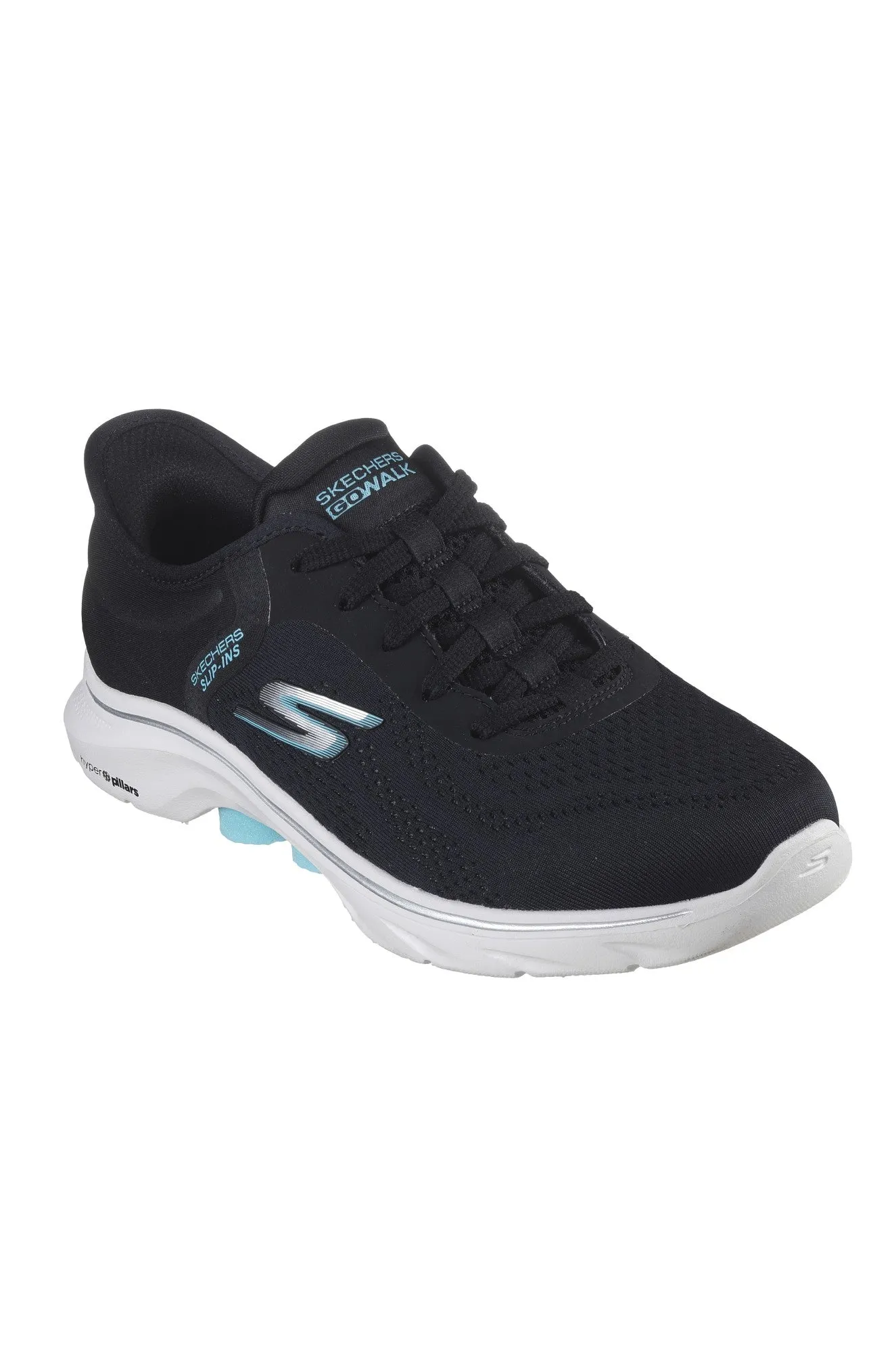 Machine Washable Sneaker | BLACK/AQUA | 125233 ZZ