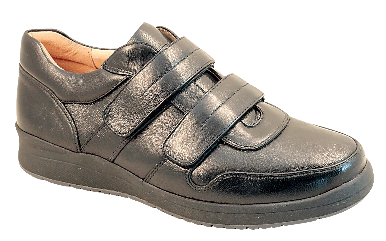 Marvin Velcro Oxford in Black CLOSEOUTS