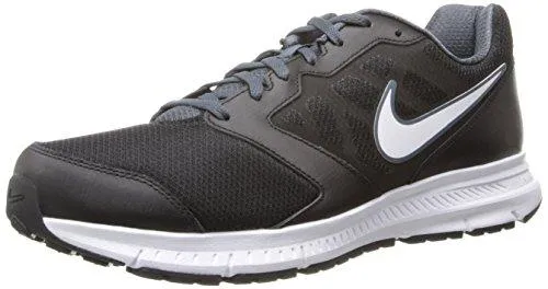 Men Downshifter 6 Black/White/Dk Magnet Grey Running Shoe 11 Men Us