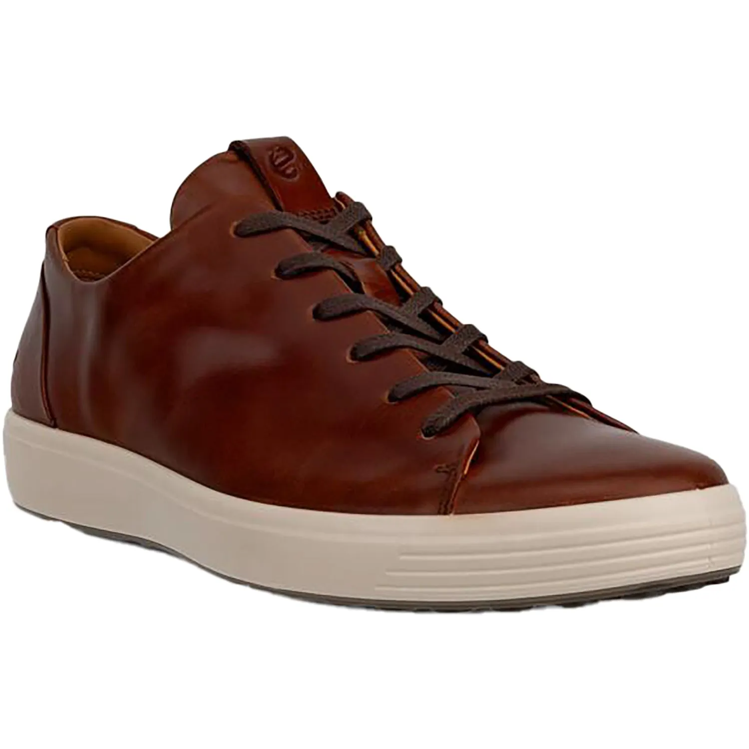 Men's Ecco Soft 7 M Premier Sneaker Cognac Leather