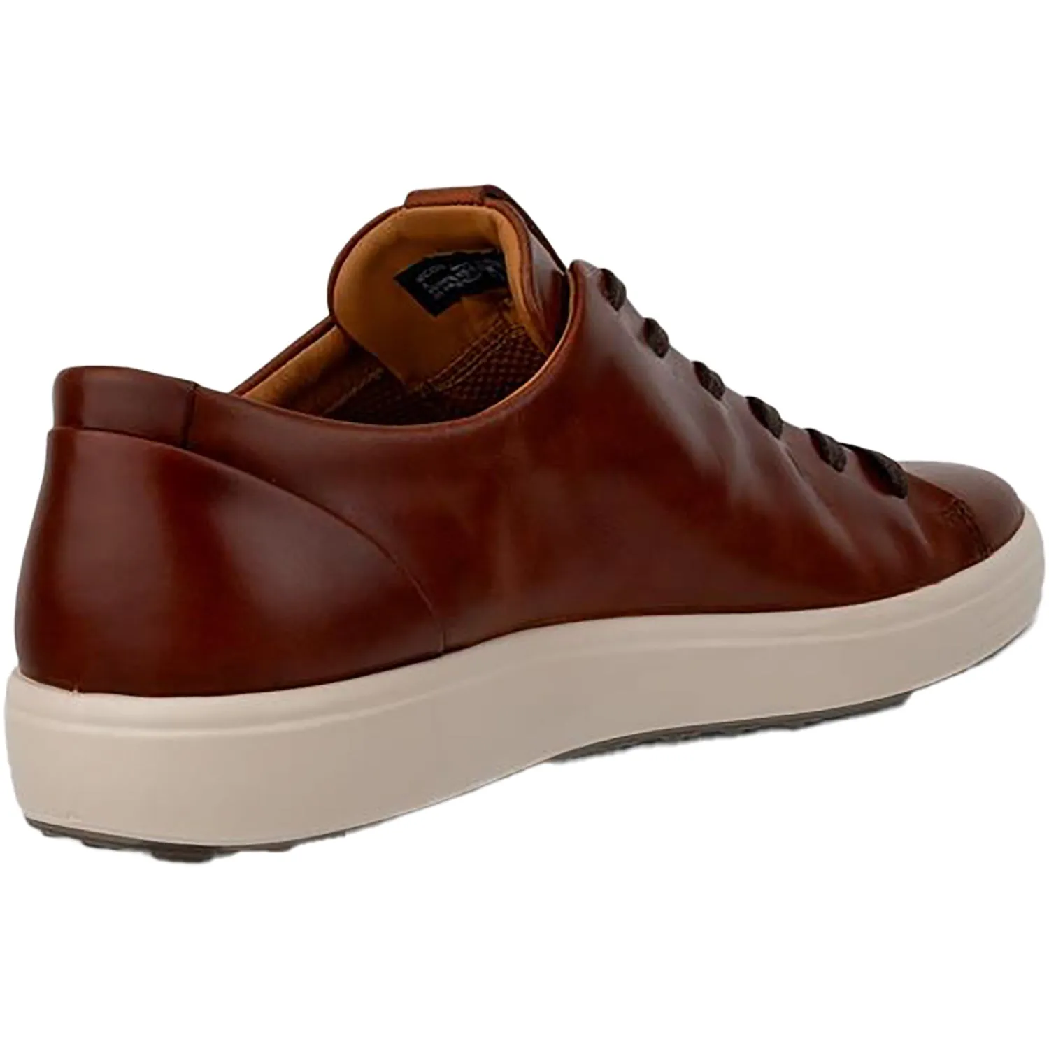 Men's Ecco Soft 7 M Premier Sneaker Cognac Leather