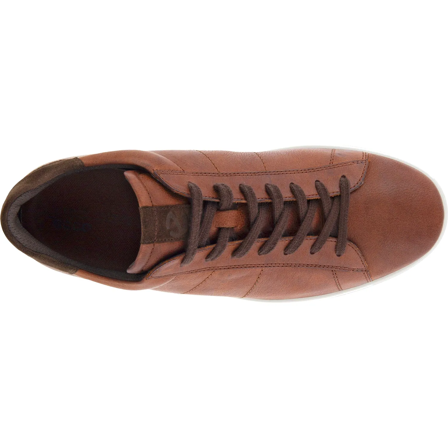 Men's Ecco Street Lite Retro Whiskey/Coffee Leather