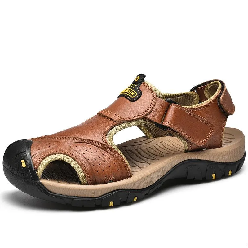 Men's Leather Double Wear Beach Sandals 15410483Z