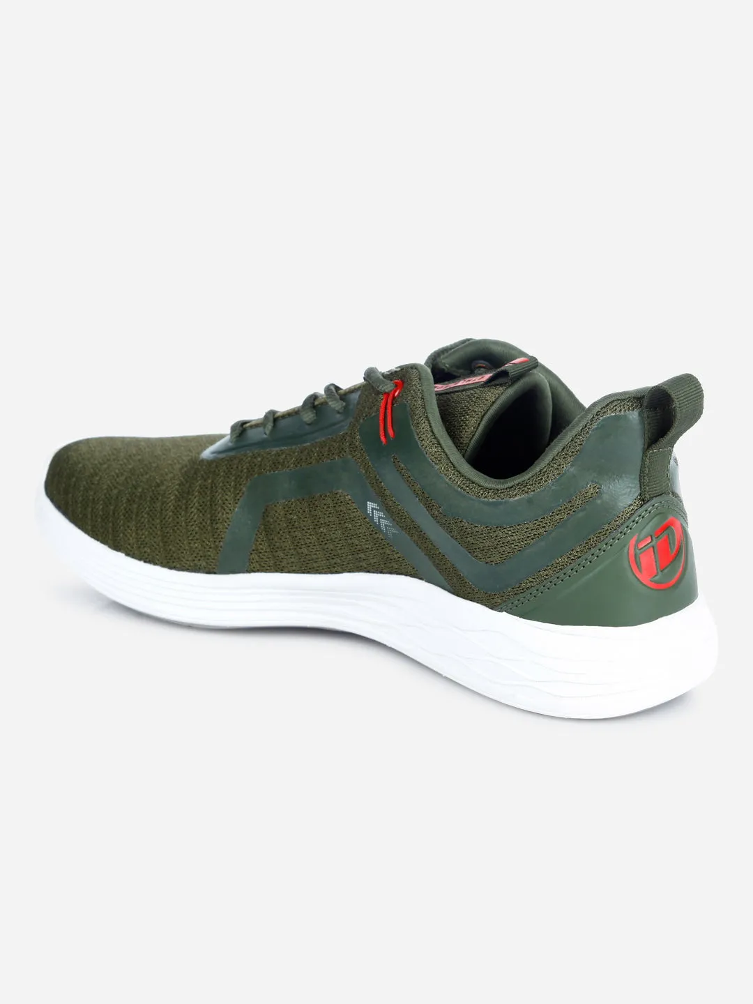 Men's Olive Lace Up Sneaker (ID7513)