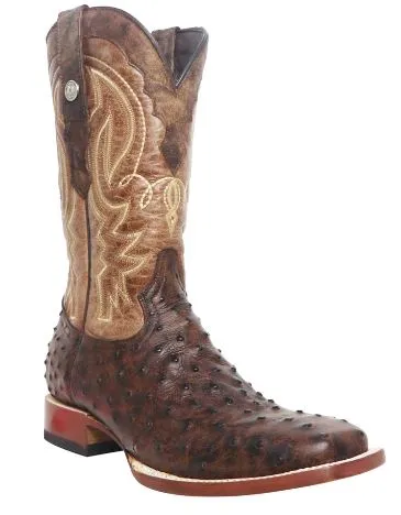 Men's Tanner Mark Ostrich Print Boot