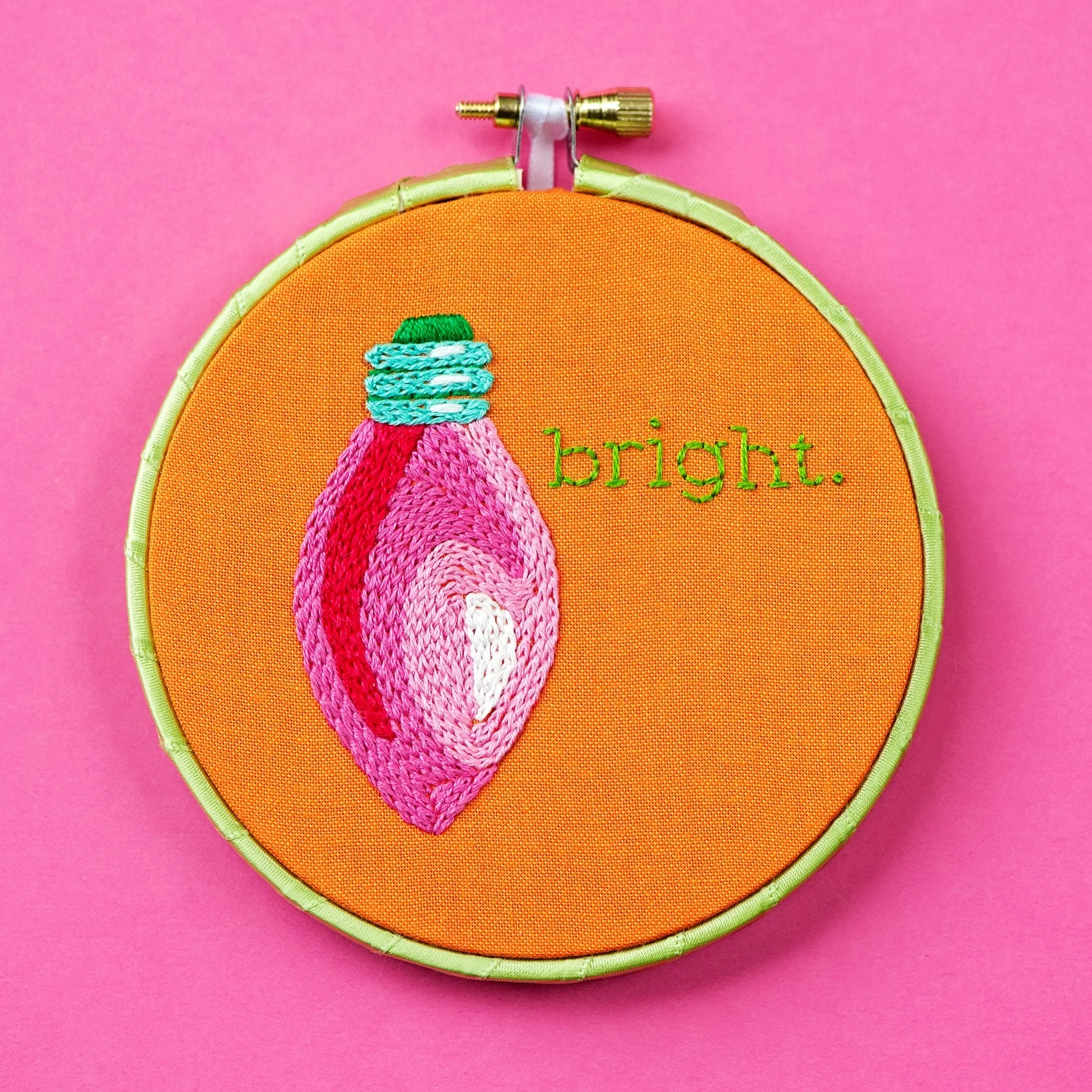 Merry And Bright Embroidery PDF Pattern