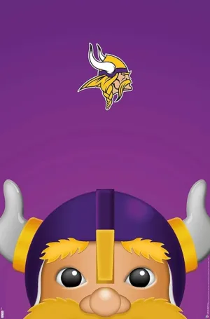 Minnesota Vikings "Viktor Style" NFL Theme Art Poster - S. Preston/Trends Int'l.