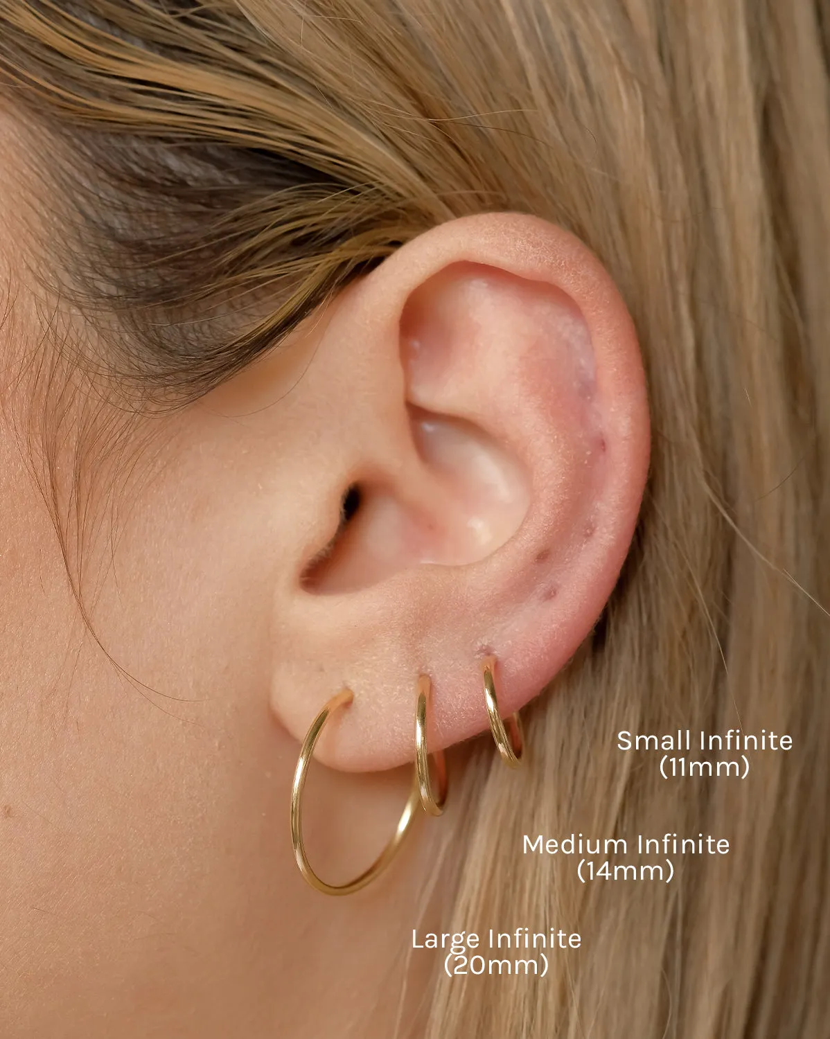 Mix & Match Large Infinite Hoops (20mm)