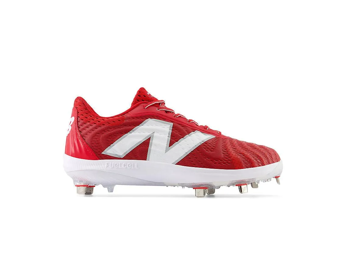 New Balance Men's FuelCell 4040 V7 Metal Baseball Cleats - Team Red / White - L4040TR7