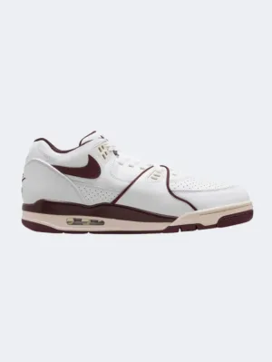 Nike Air Flight 89 Men Lifestyle Shoes White/Burgundy